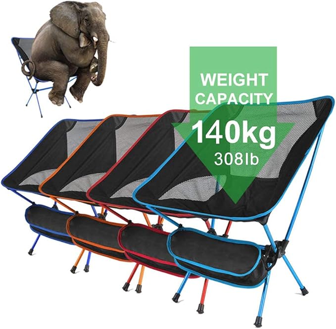 SILLA DE CAMPING PLEGABLE PORTATIL