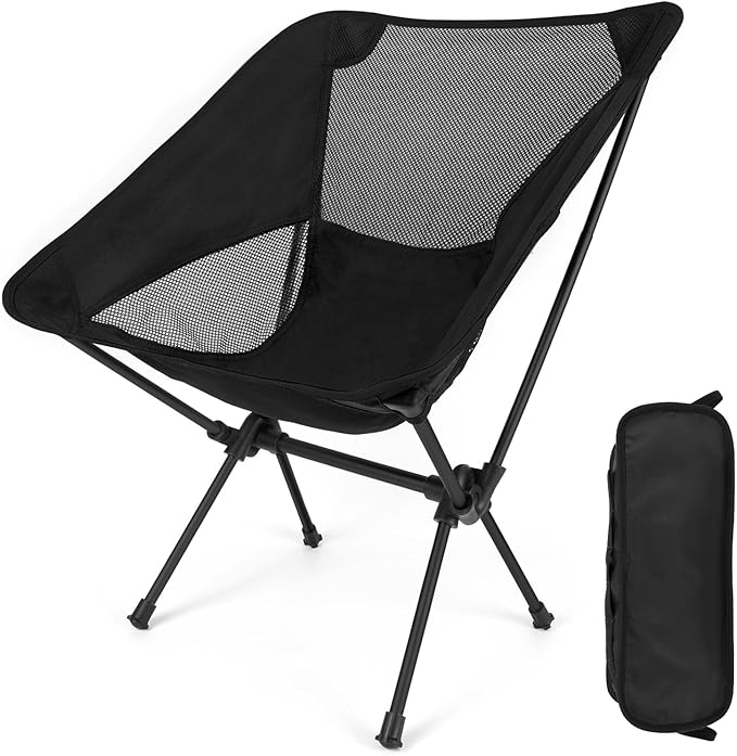 SILLA DE CAMPING PLEGABLE PORTATIL
