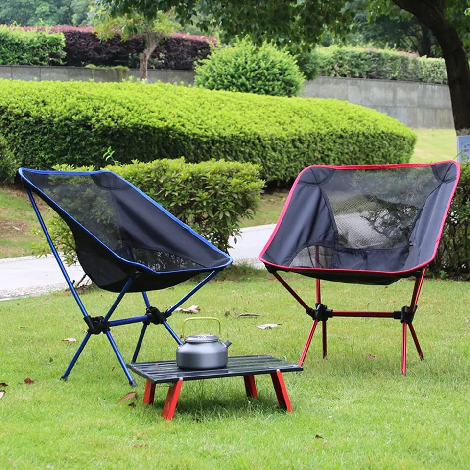 SILLA DE CAMPING PLEGABLE PORTATIL