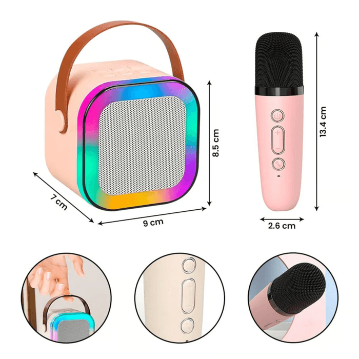 MINI PARLANTE CON MICROFONO USB