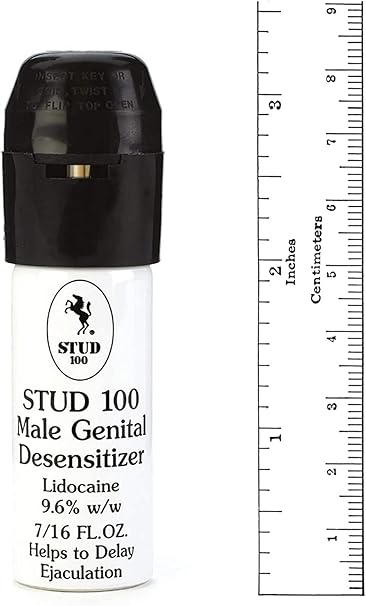 Stud 100 – Spray Retardante Profesional para Hombres.