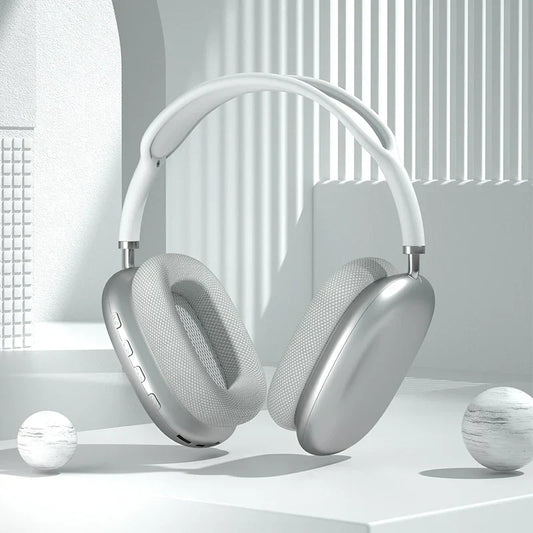 Auriculares inalámbricos Bluetooth, compatible con auriculares TF estéreo con cancelación de ruido