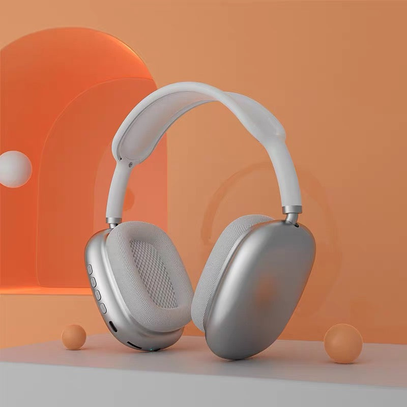 Auriculares inalámbricos Bluetooth, compatible con auriculares TF estéreo con cancelación de ruido