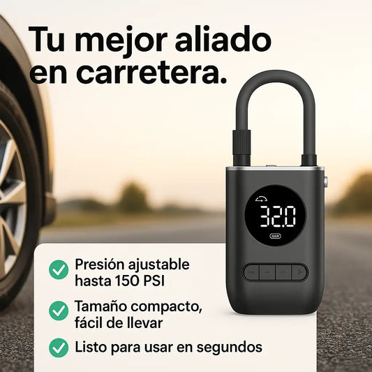 COMPRESOR DE AIRE PORTATIL INALAMBRICO