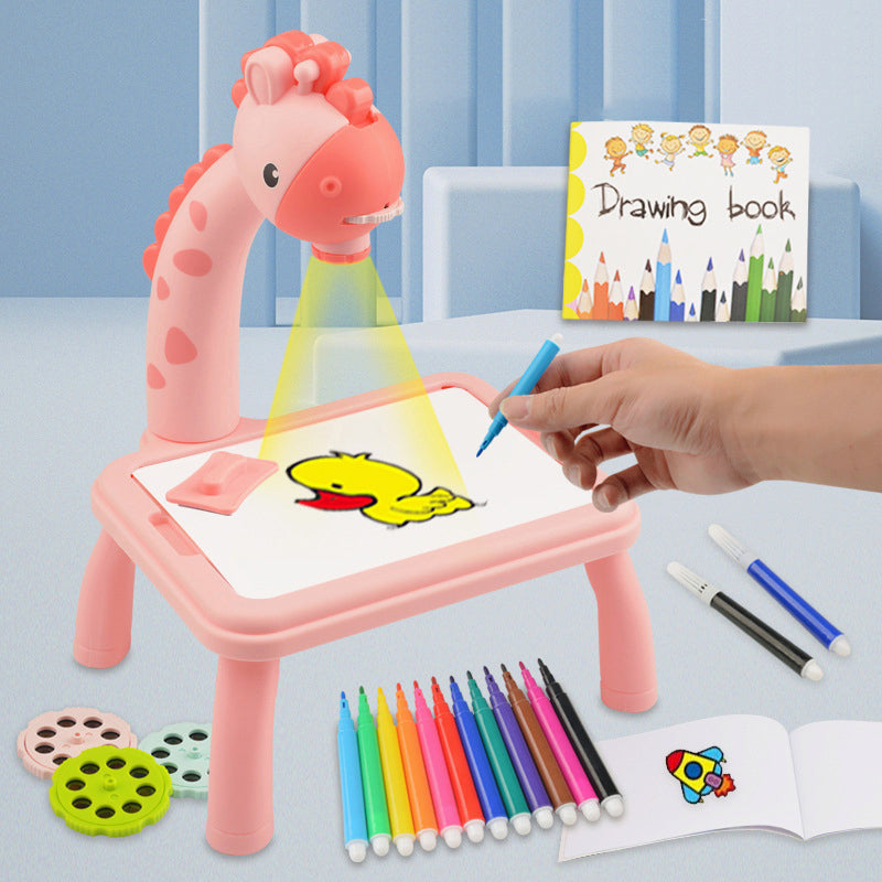 MESA DE DIBUJO CON PROYECTOR PARA NIÑOS